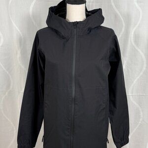 All in Motion Women’s Black Rain Jacket Hooded Coat Size XL (14/16)